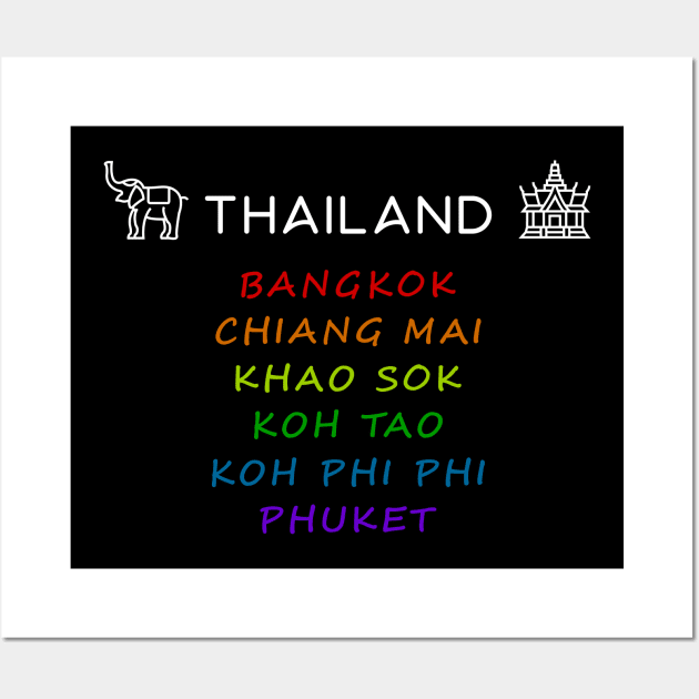 Thailand Wall Art by TravelGiftDesign